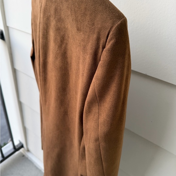 Vintage Custom Men’s Suede Sport Coat Blazer Geo. Muse Clothing Co. Atlanta - Picture 11 of 12